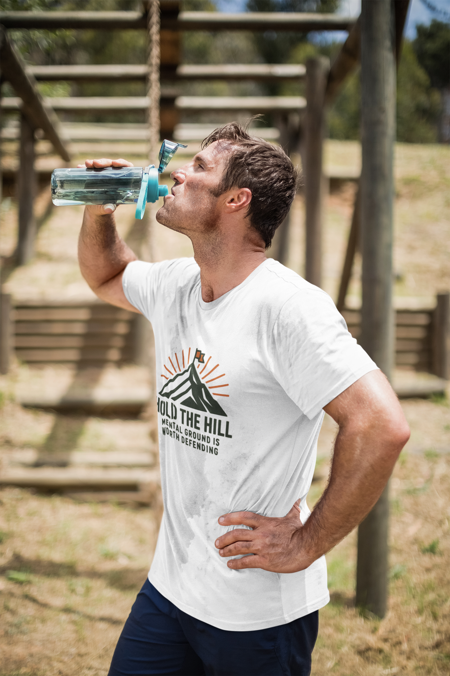 Hold The Hill T-Shirt – Mental Strength Tee