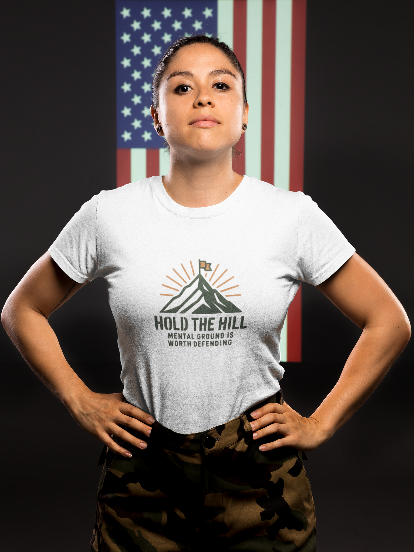 Hold The Hill T-Shirt – Mental Strength Tee