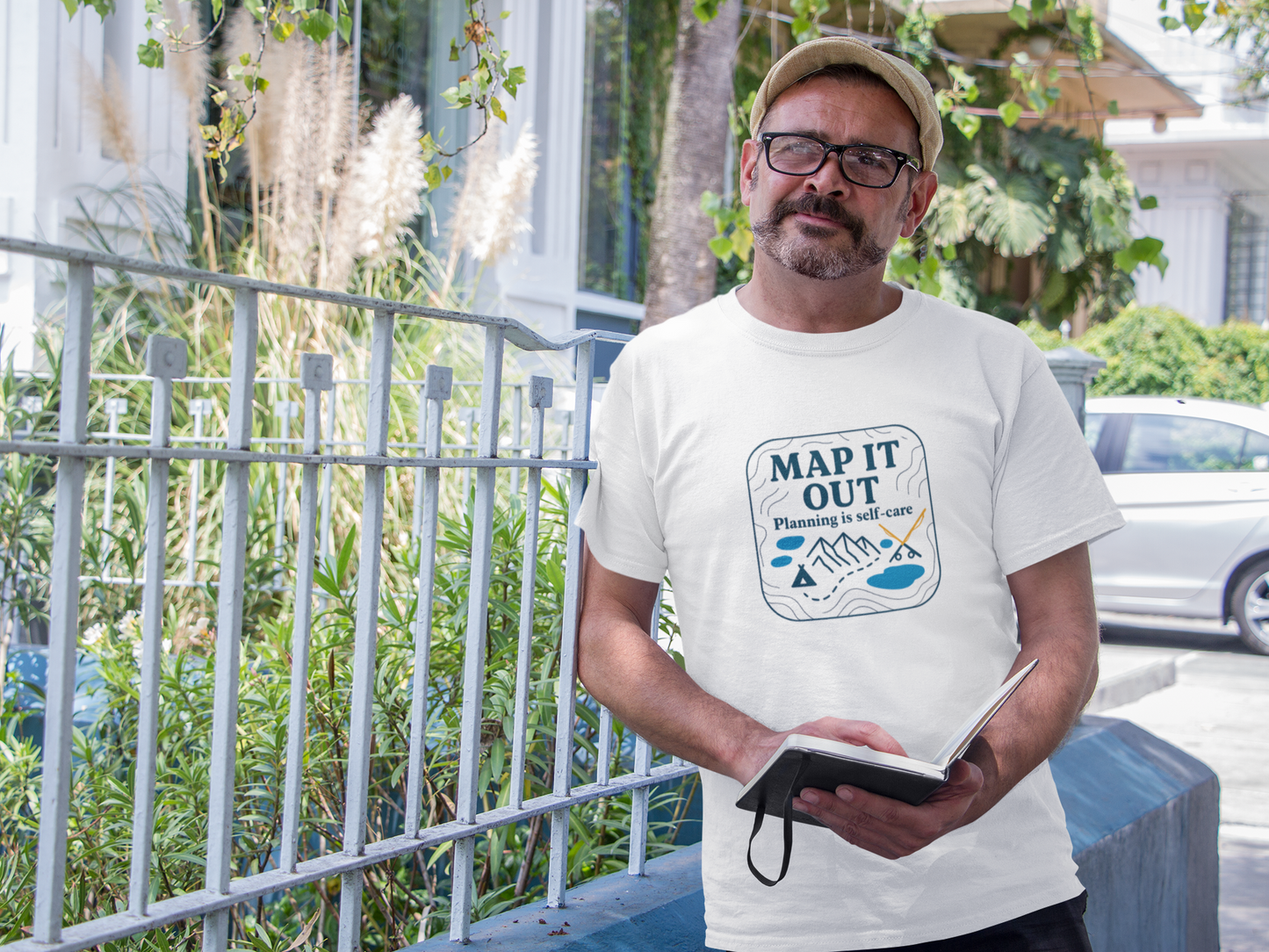 Map It Out T-Shirt – Planning Is Self-Care Tee