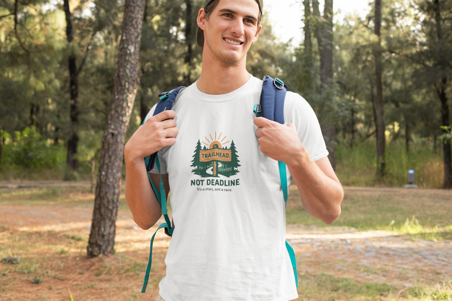 Trailhead Not Deadline T-Shirt – Mental Health Hiking Tee