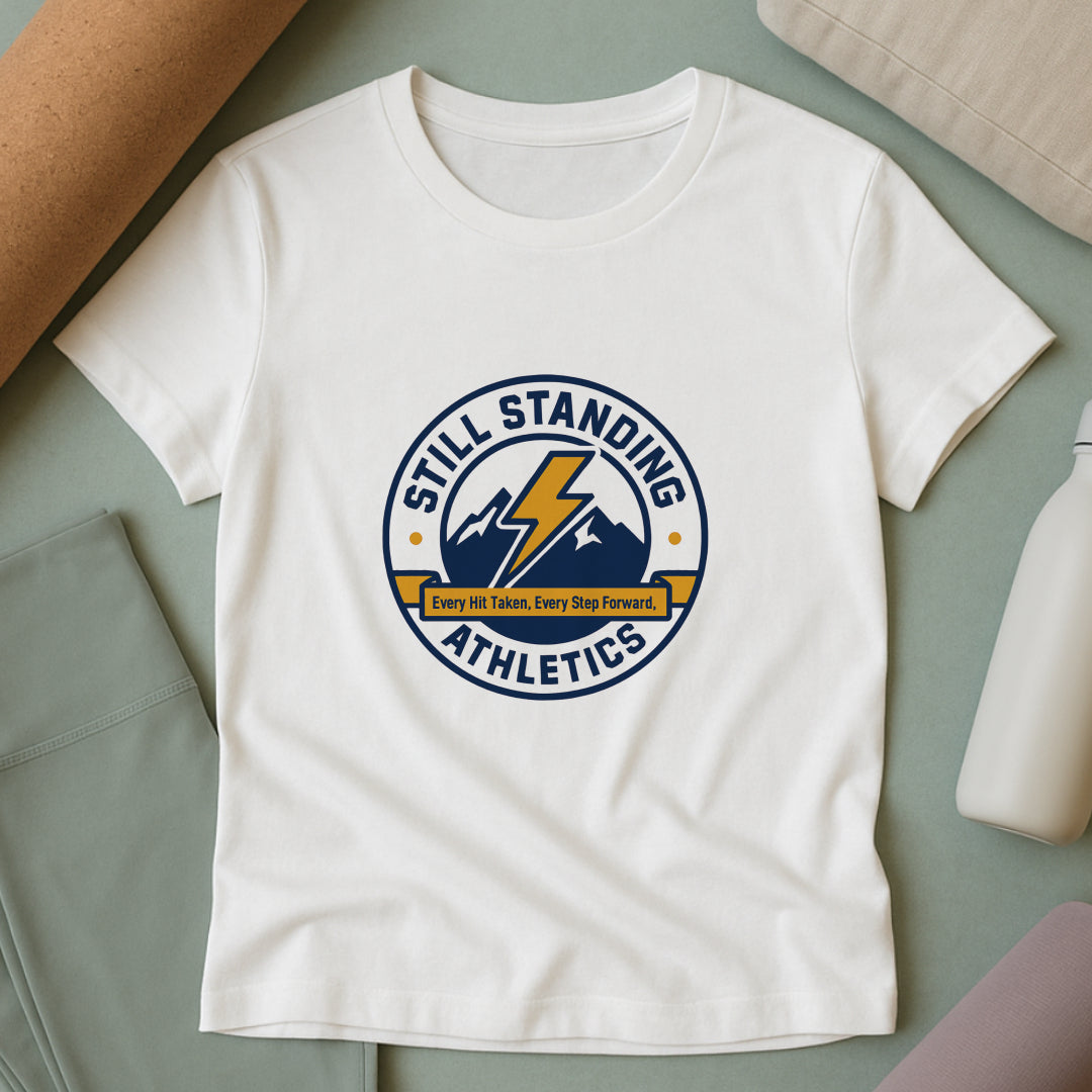 Still Standing Athletics T-Shirt – Motivational & Mental Strength Tee