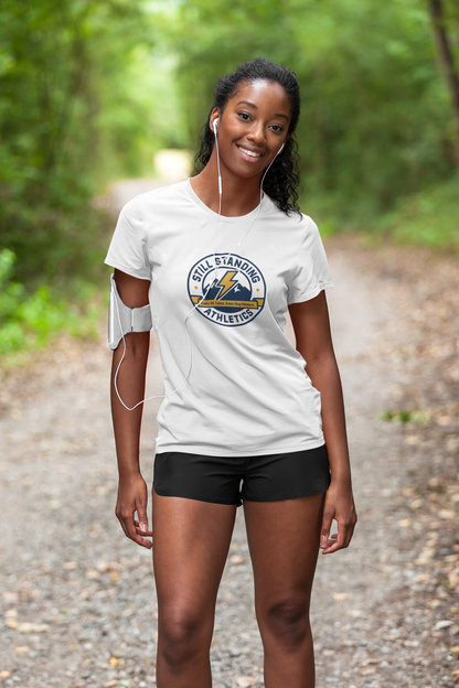 Still Standing Athletics T-Shirt – Motivational & Mental Strength Tee