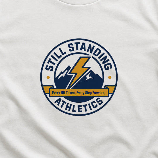 Still Standing Athletics T-Shirt – Motivational & Mental Strength Tee