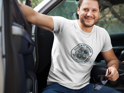 Built Not Broken T-Shirt – Self Repair Garage Tee