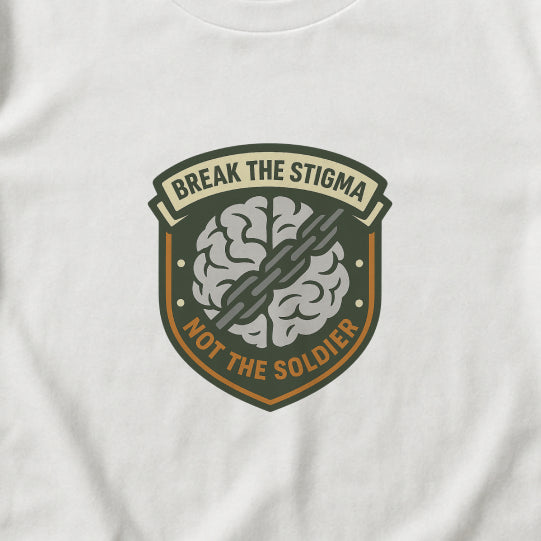 Break the Stigma T-Shirt – Military Mental Health Tee