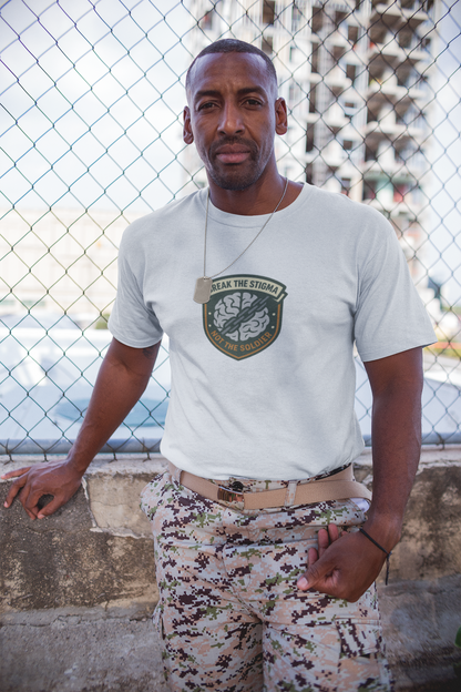 Break the Stigma T-Shirt – Military Mental Health Tee