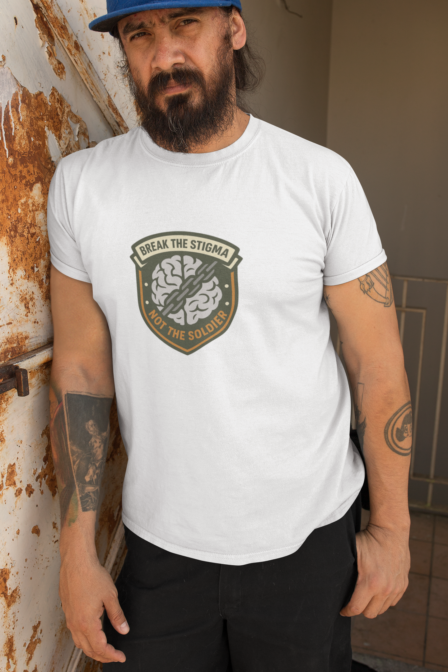 Break the Stigma T-Shirt – Military Mental Health Tee