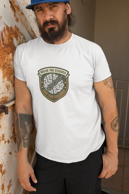 Break the Stigma T-Shirt – Military Mental Health Tee