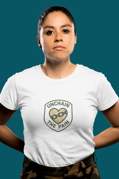 Unchain the Pain T-Shirt – Military Style Strength and Healing Tee