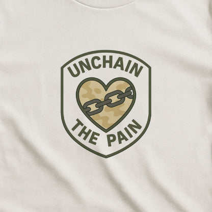 Unchain the Pain T-Shirt – Military Style Strength and Healing Tee