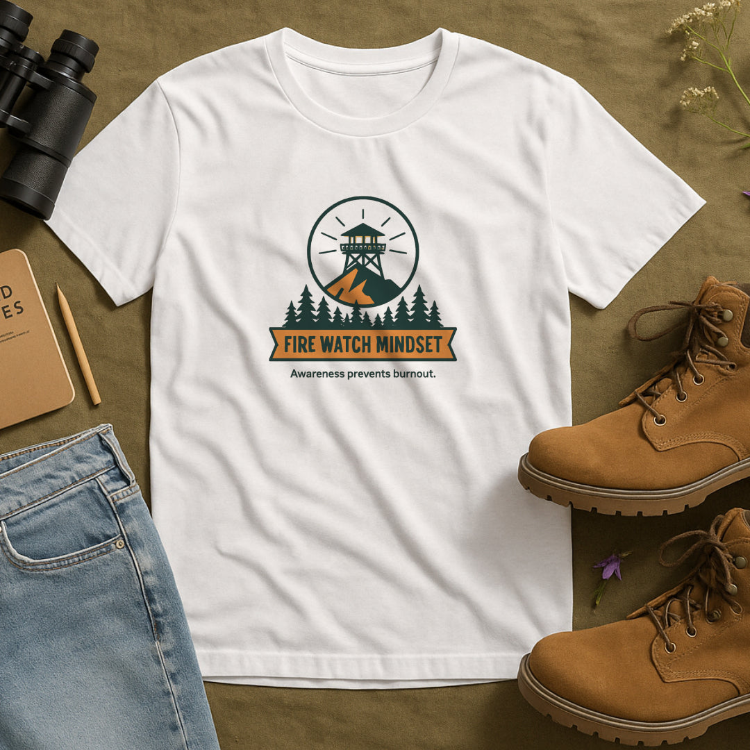 Fire Watch Mindset T-Shirt – Burnout Awareness Tee
