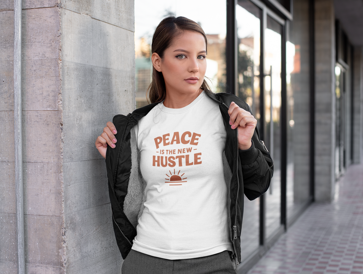 Peace Is The New Hustle T-Shirt - Mindful & Self-Care