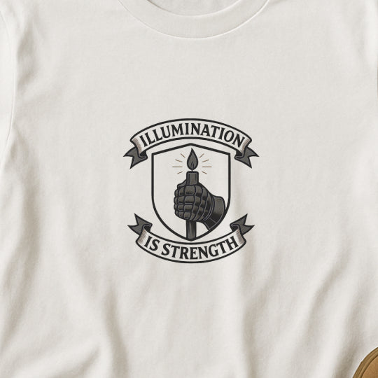 Illumination Is Strength T-Shirt – Military Resilience & Awareness  Tee