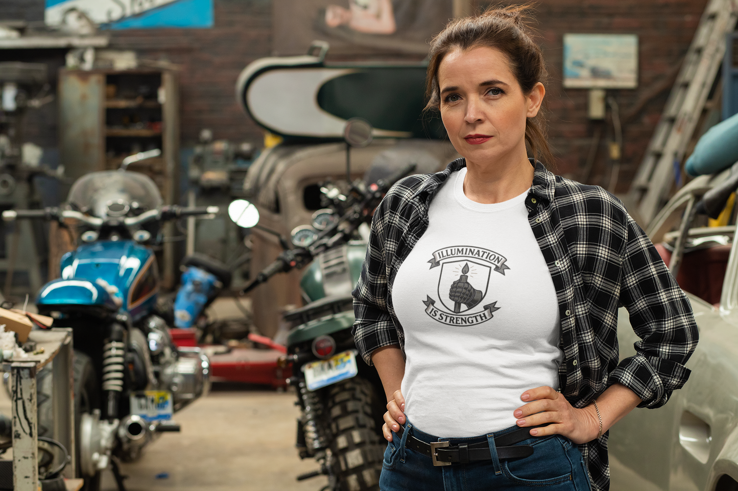 Illumination Is Strength T-Shirt – Military Resilience & Awareness  Tee