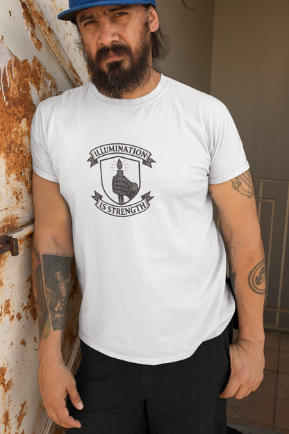 Illumination Is Strength T-Shirt – Military Resilience & Awareness  Tee