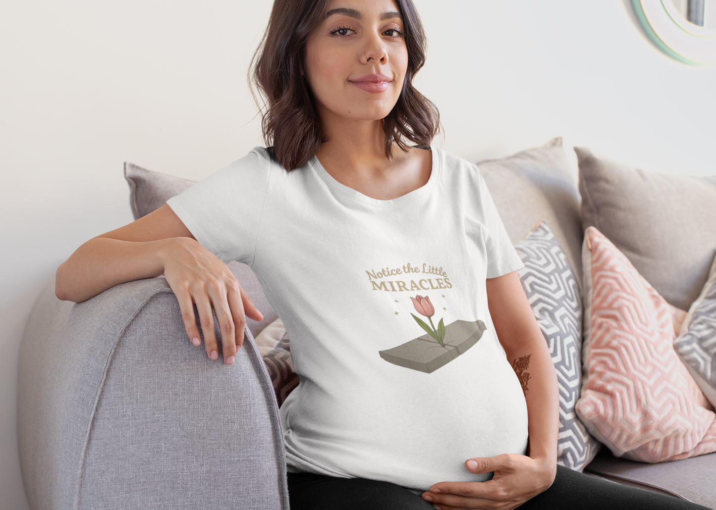 Notice the Little Miracles T-Shirt – Inspirational Mindfulness Tee
