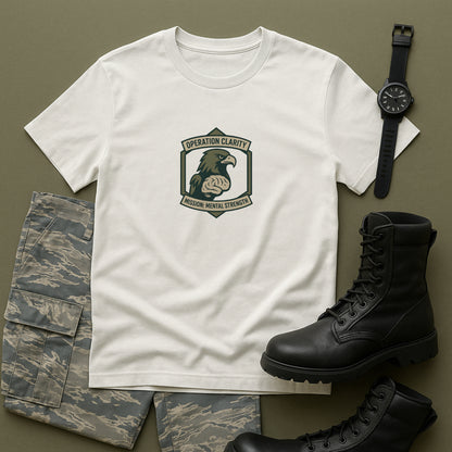 Operation Clarity T-Shirt – Military Discipline & Mental Focus  Tee