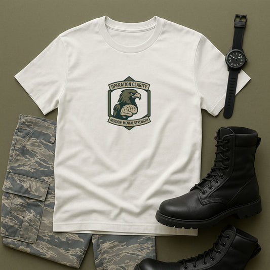Operation Clarity T-Shirt – Military Discipline & Mental Focus  Tee