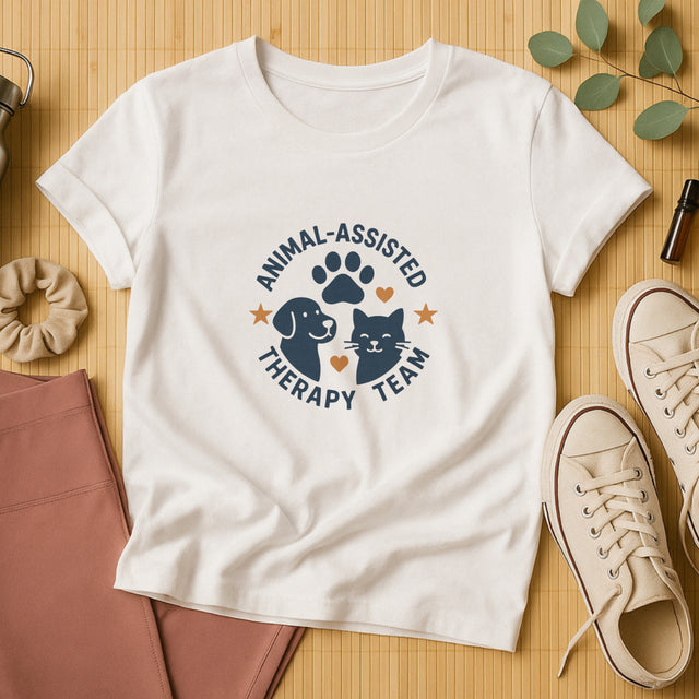 Animal-Assisted Therapy Team T-Shirt - Pet Therapy Tee