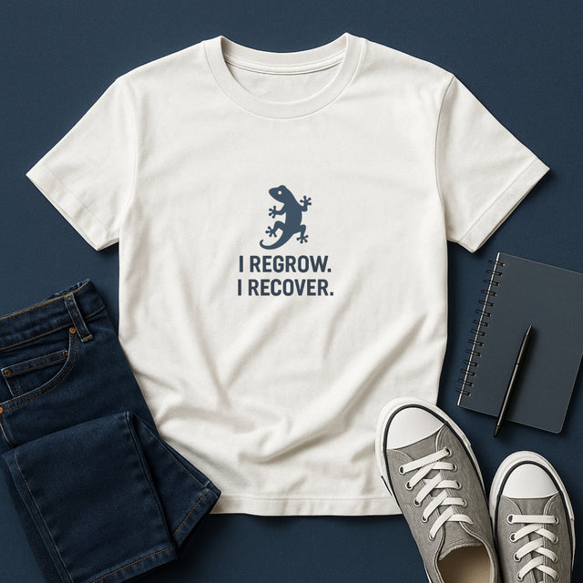 I Regrow. I Recover. T-Shirt - Resilience & Mental Wellness Tee