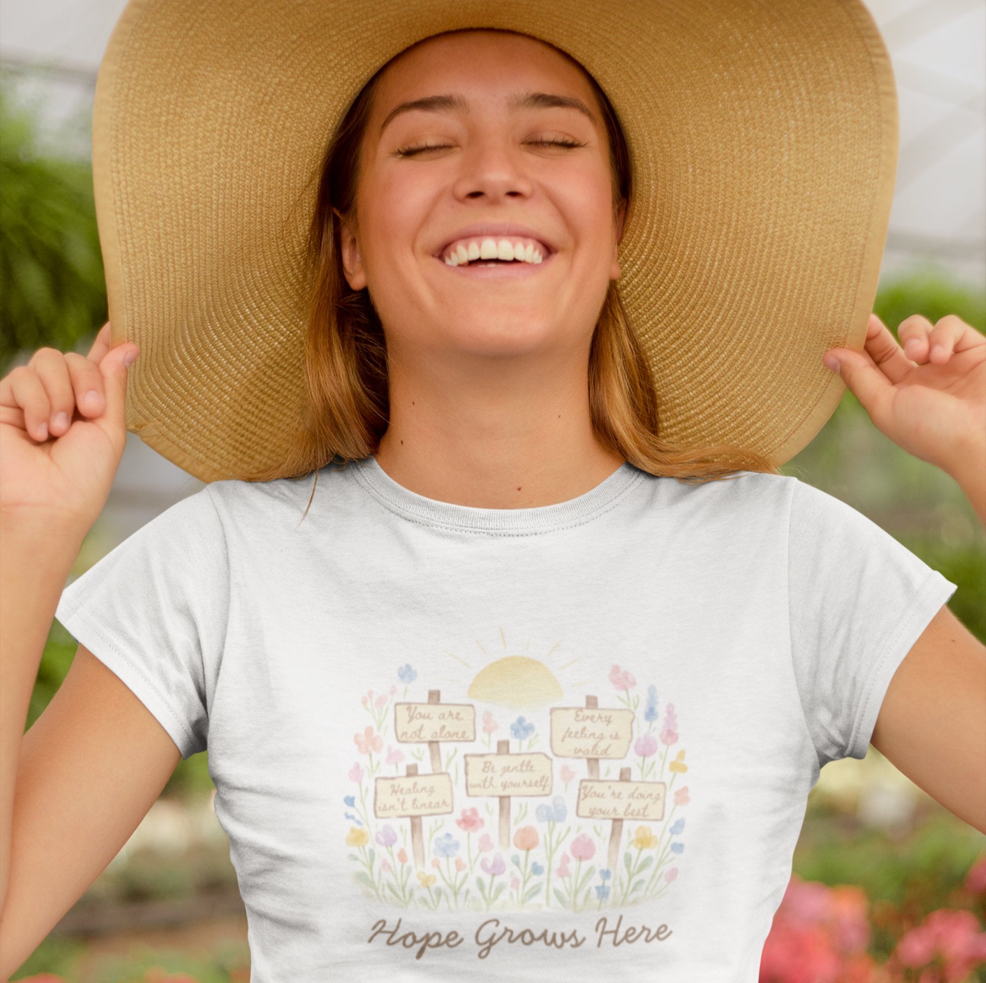 Hope Grows Here – Encouragement Tee