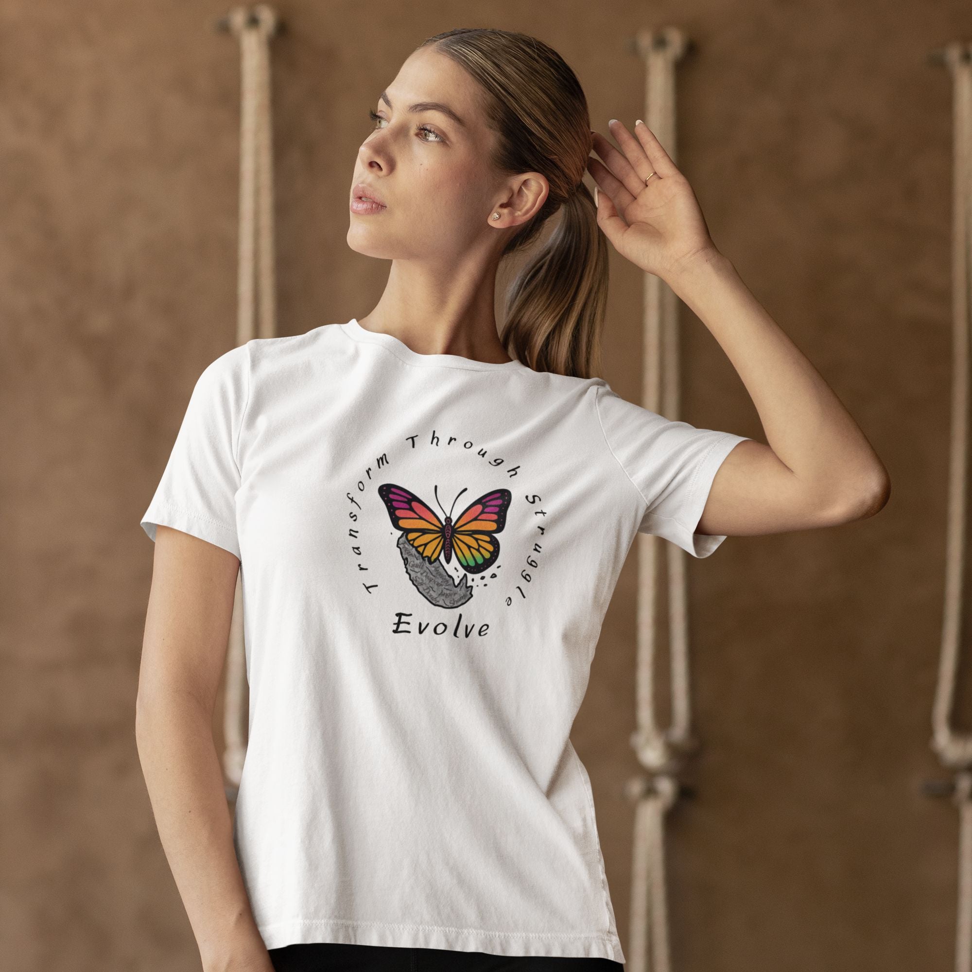 Transform Through Struggle – Evolve Tee