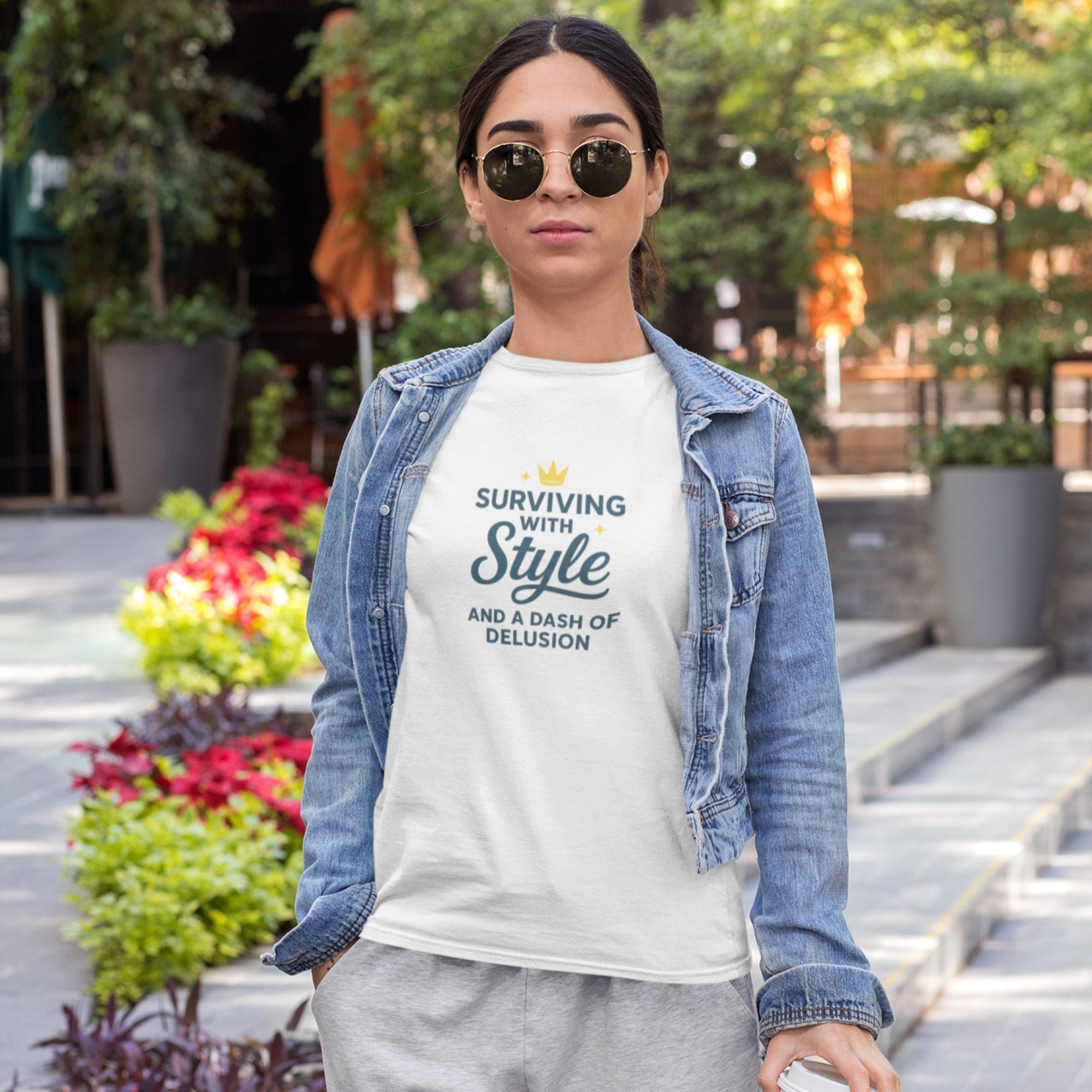 Surviving With Style – Humor Tee