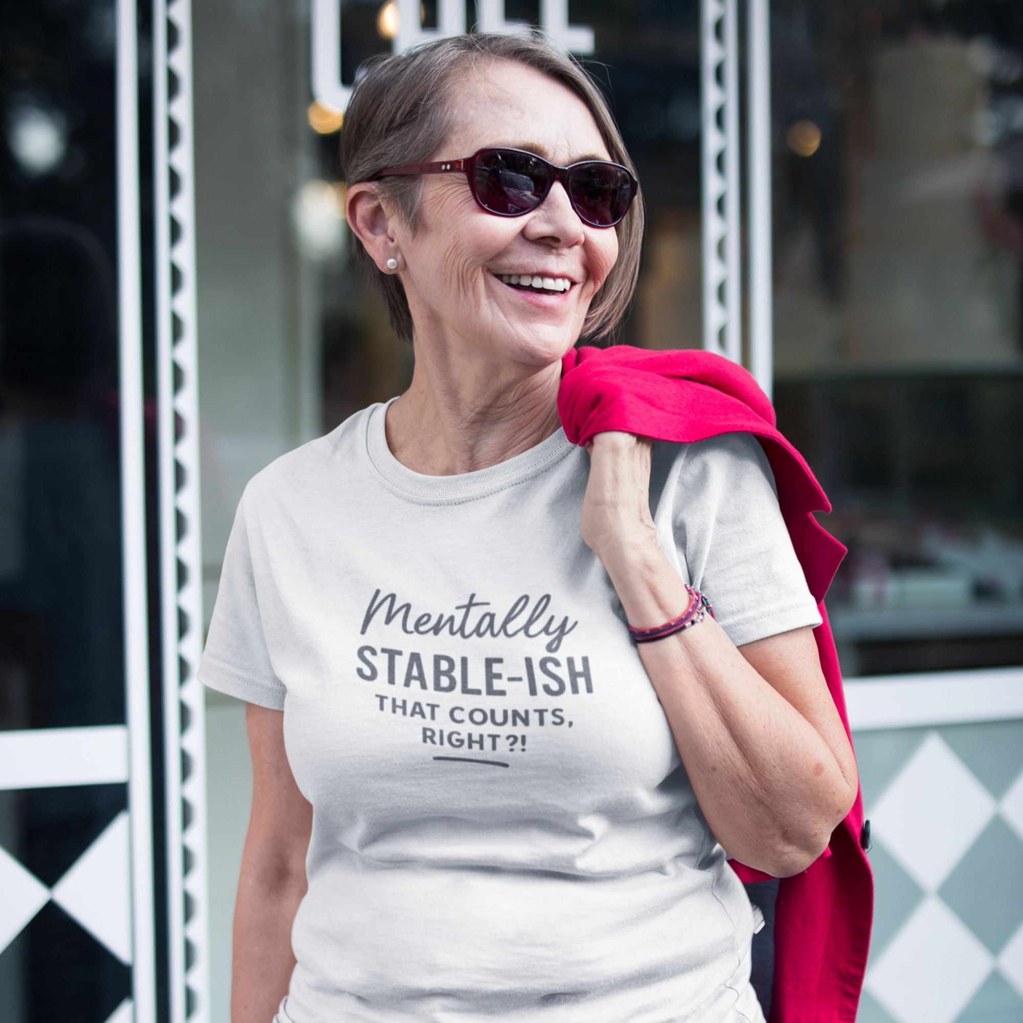 Mentally Stable-Ish – Humor Tee