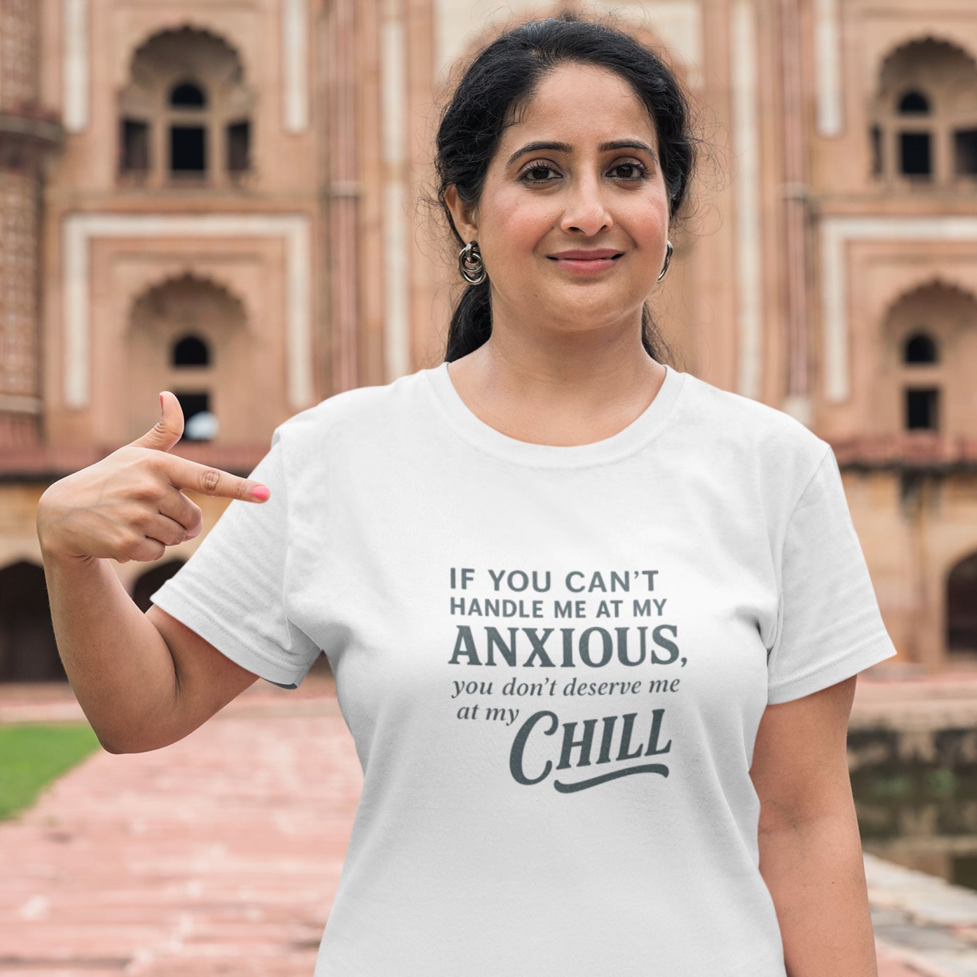 Handle Me at My Anxious – Humor Tee