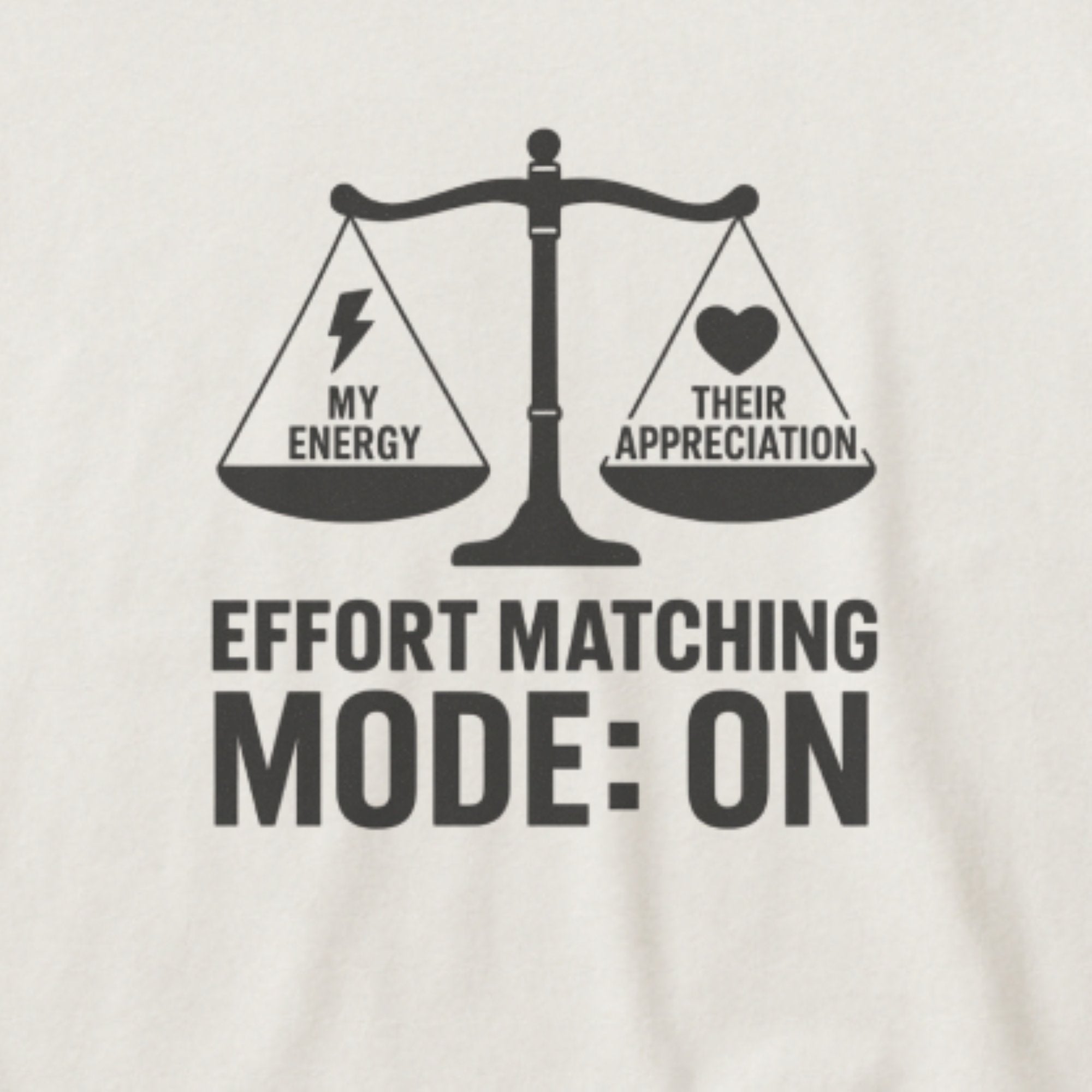 Effort Matching Mode – Boundaries Tee