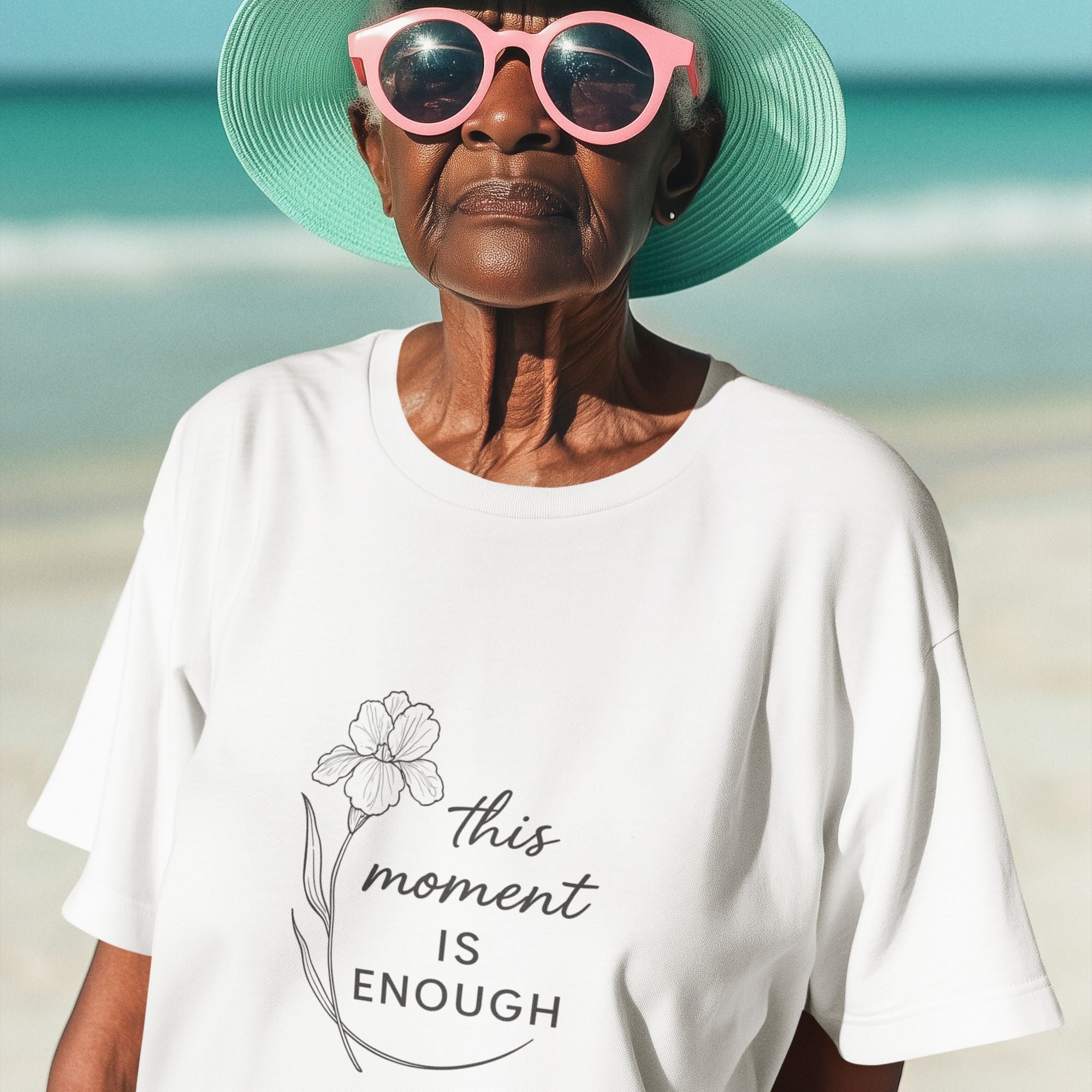 This Moment Is Enough – Mindful Reminder Tee