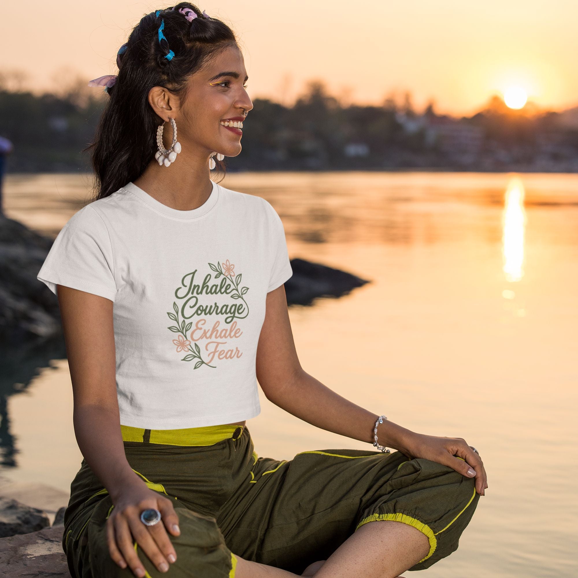Breathe in Courage – Gentle Reminder Tee