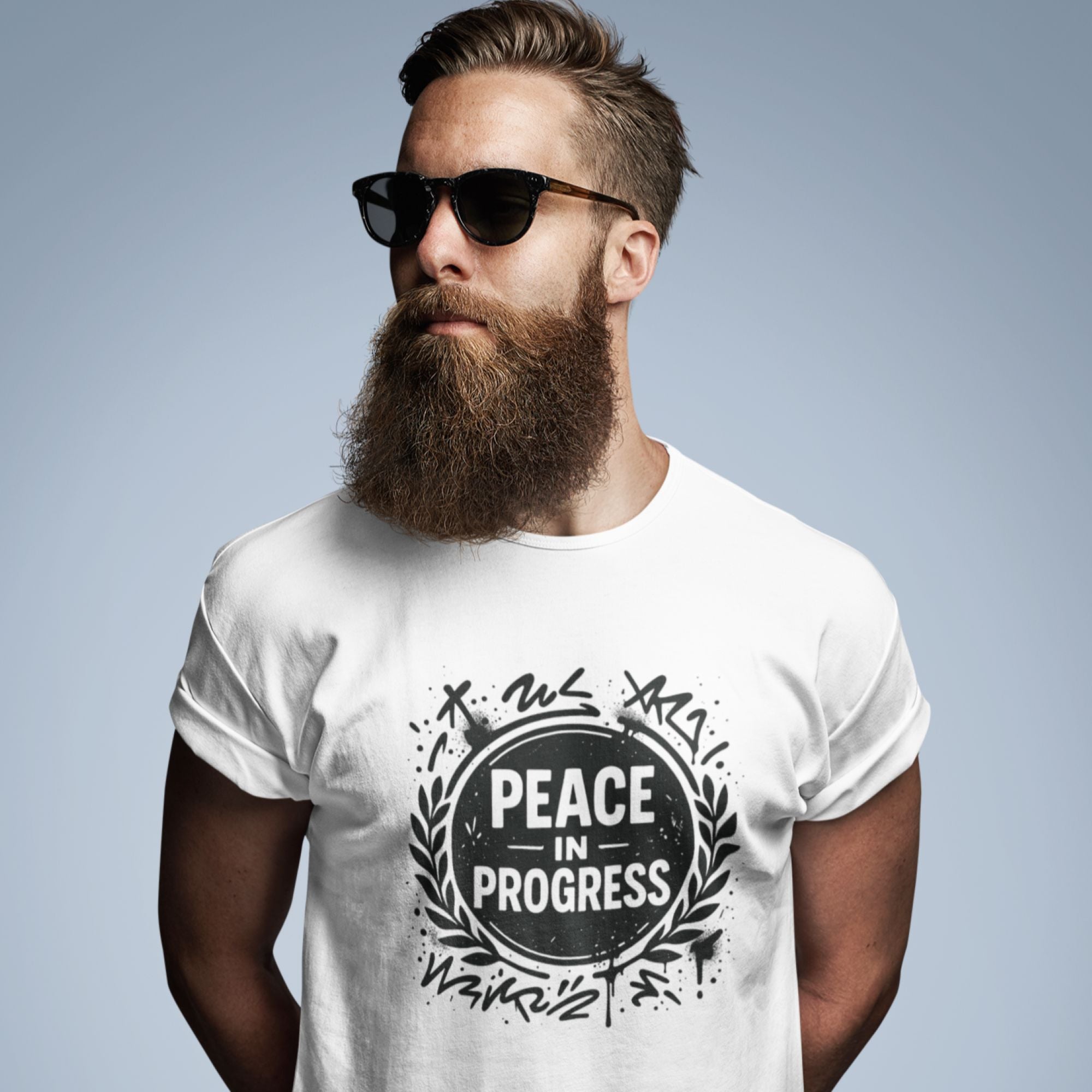 Peace in Progress – Mindful Growth Tee