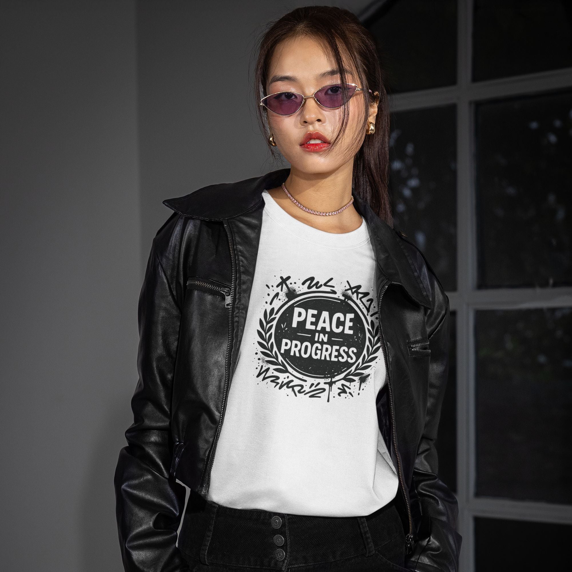 Peace in Progress – Mindful Growth Tee