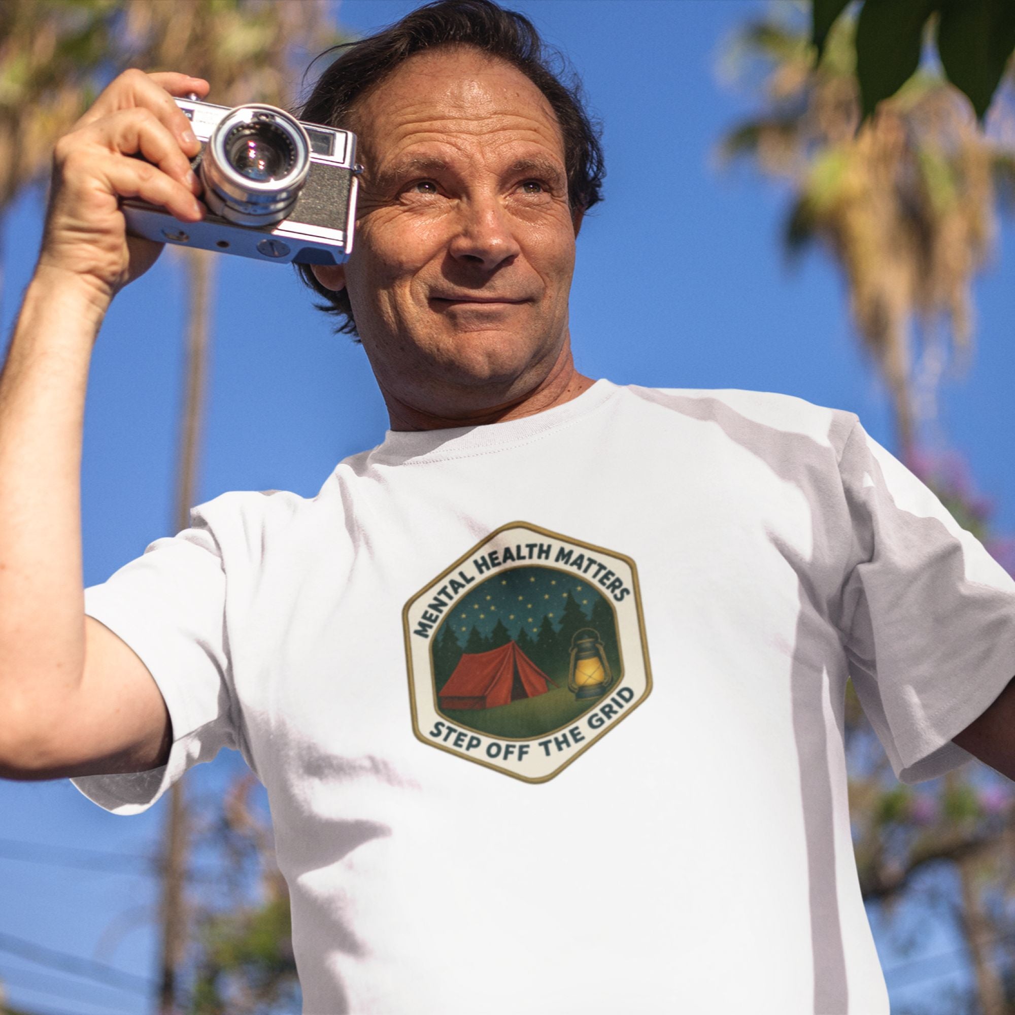 Step Off the Grid - Reset & Recharge Tee