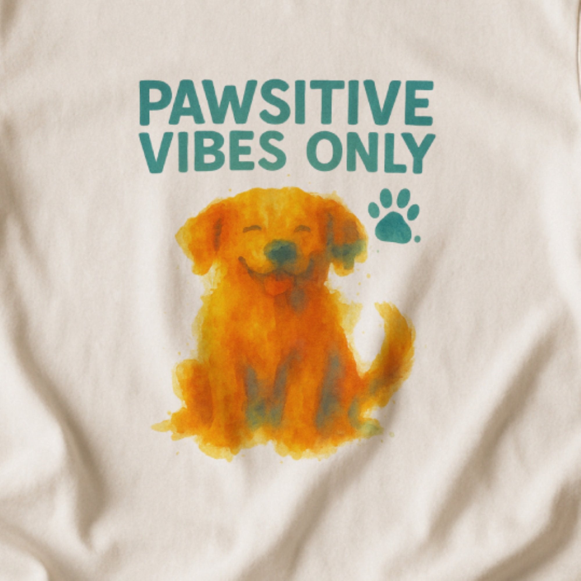 Pawsitive Vibes Only – Dog Comfort Tee