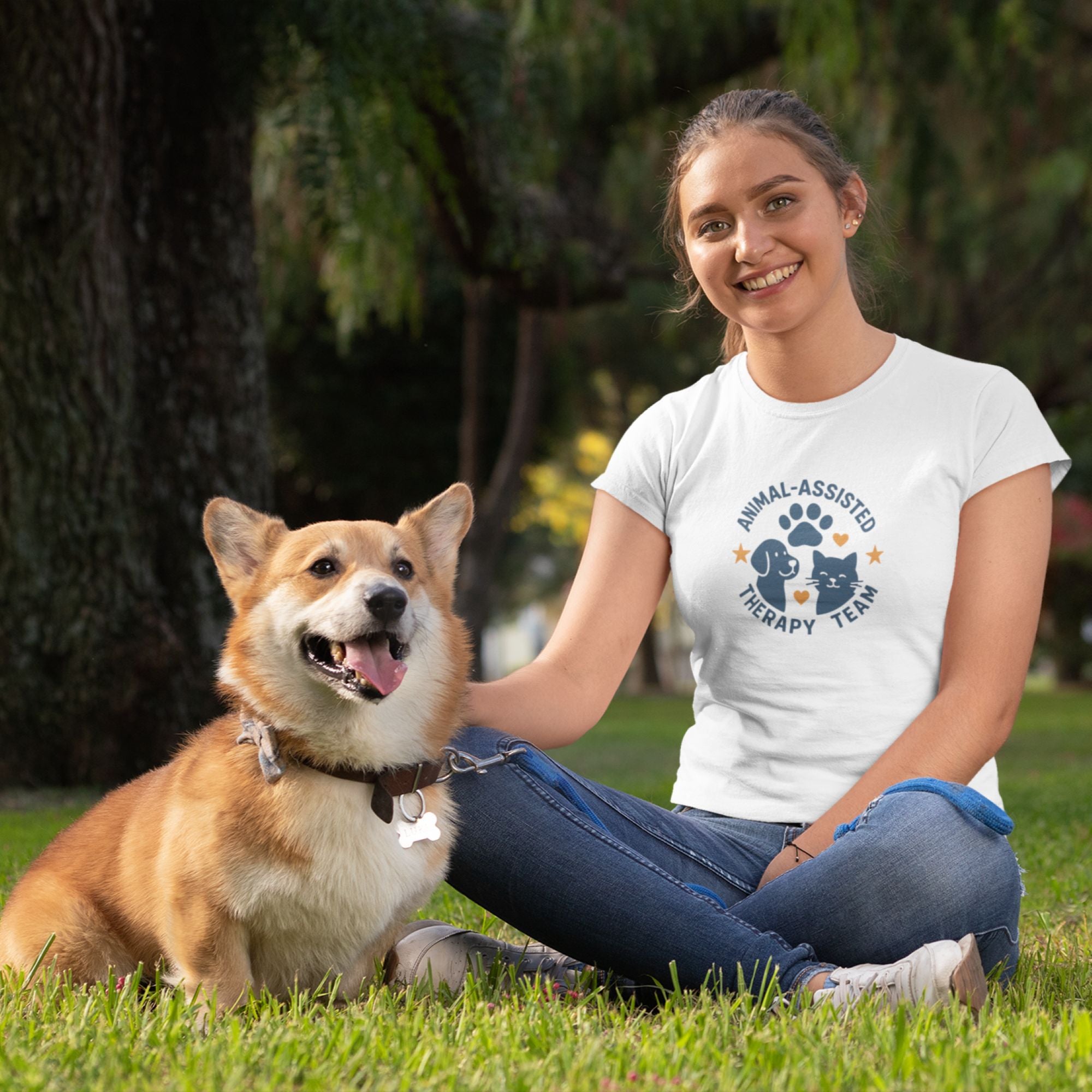 Animal-Assisted – Pet Therapy Team Tee