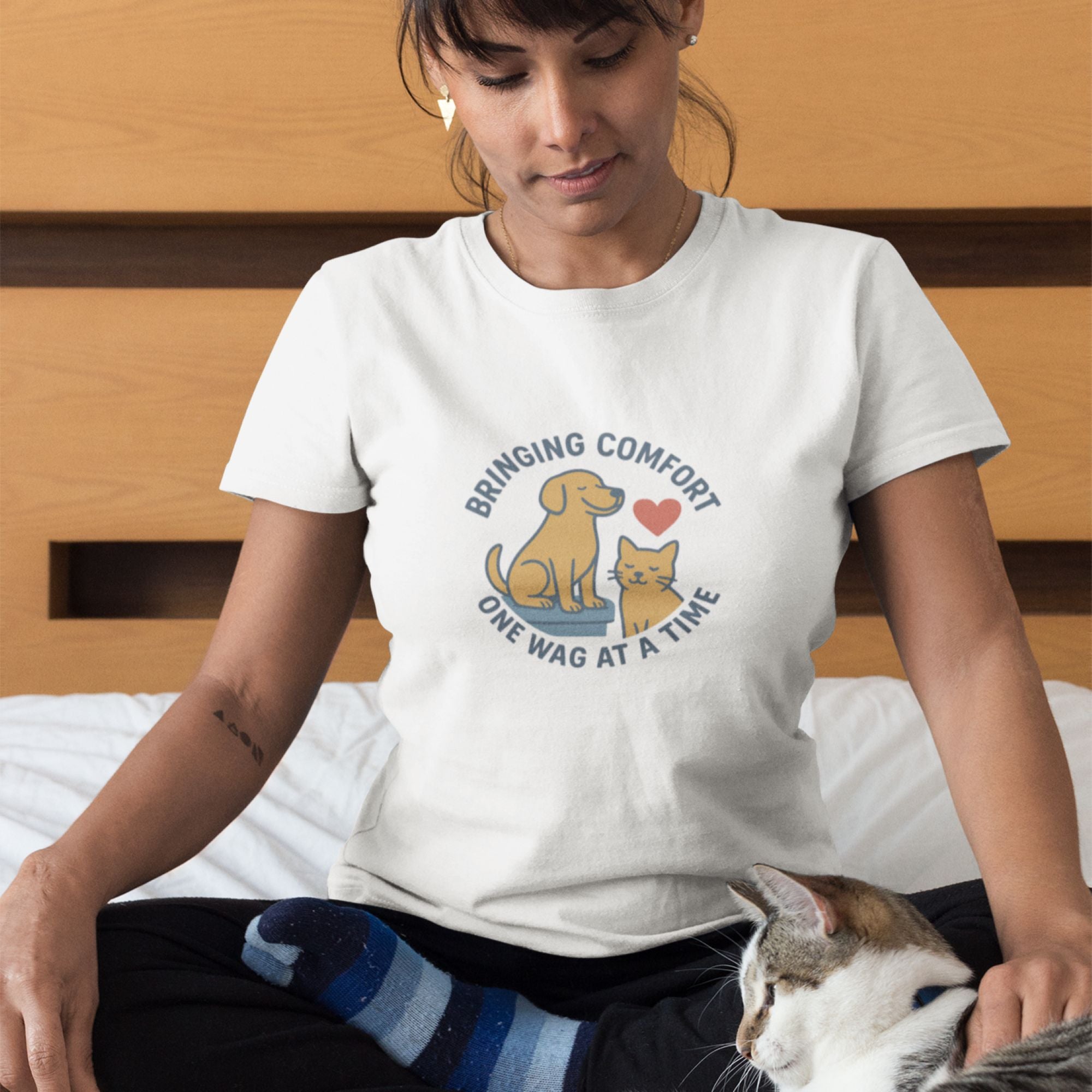 Comfort in Fur – Pet Therapy Tee