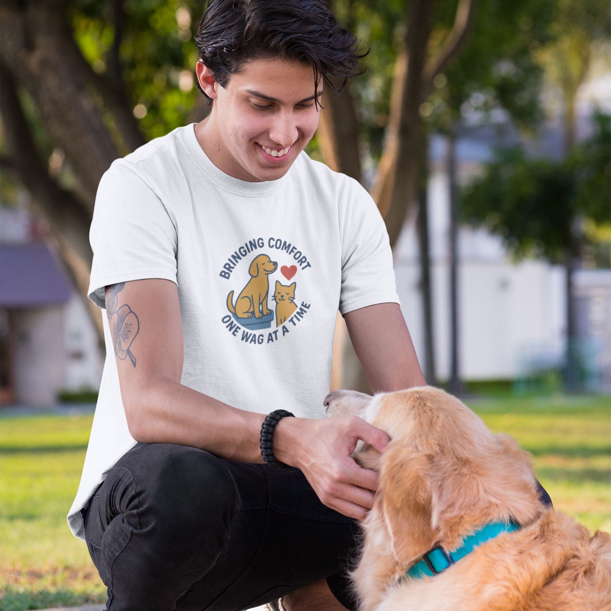 Comfort in Fur – Pet Therapy Tee