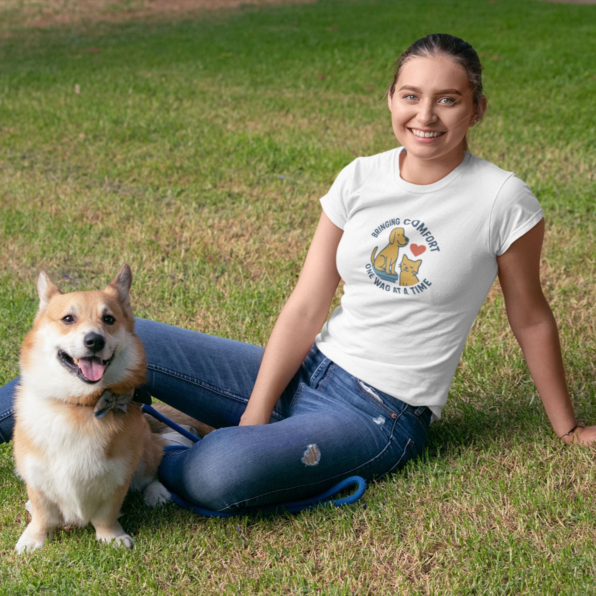 Comfort in Fur – Pet Therapy Tee