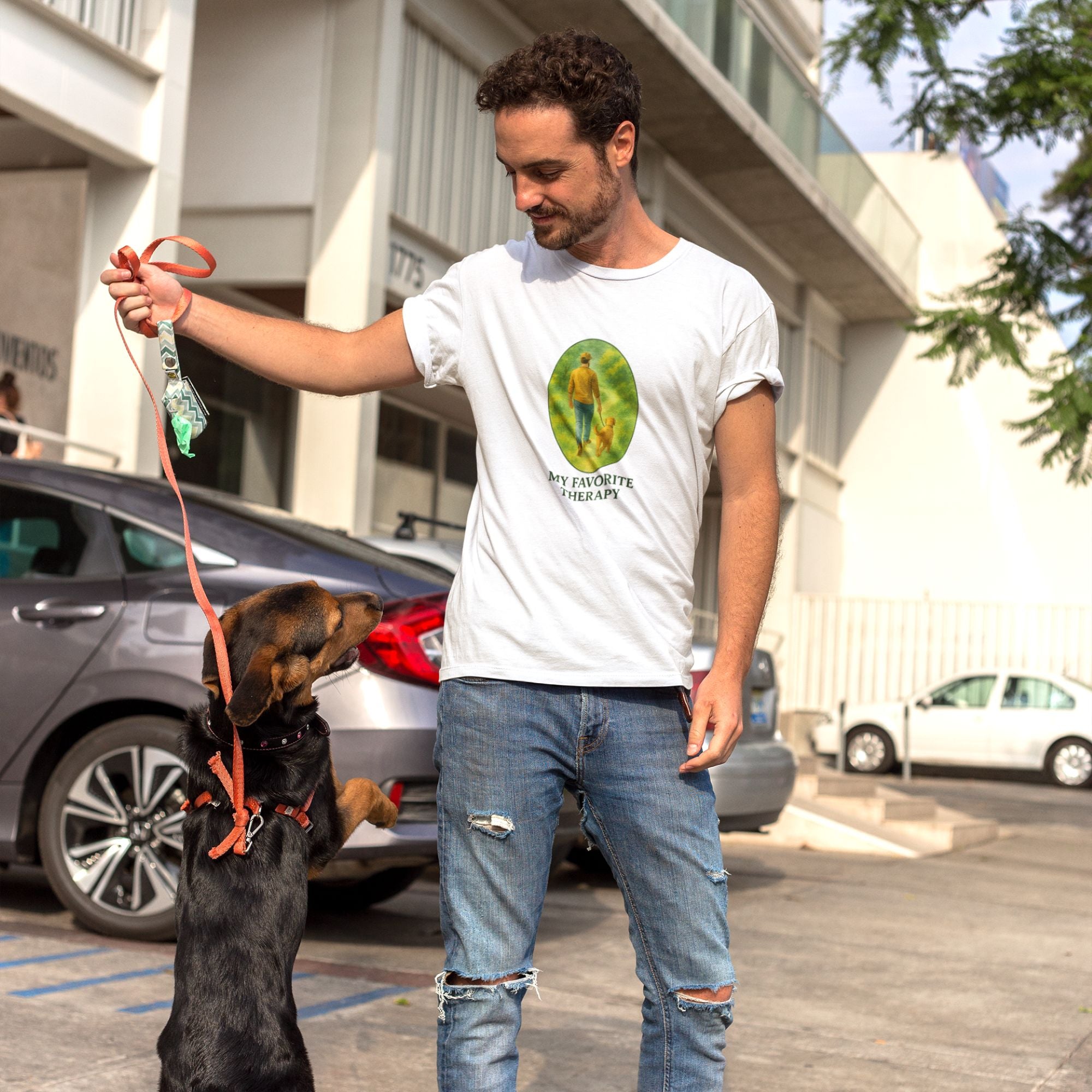 Healing Walks – Dog Therapy Tee