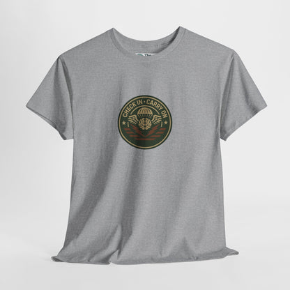 Check In, Carry On T-Shirt - Military Mental Health Tee