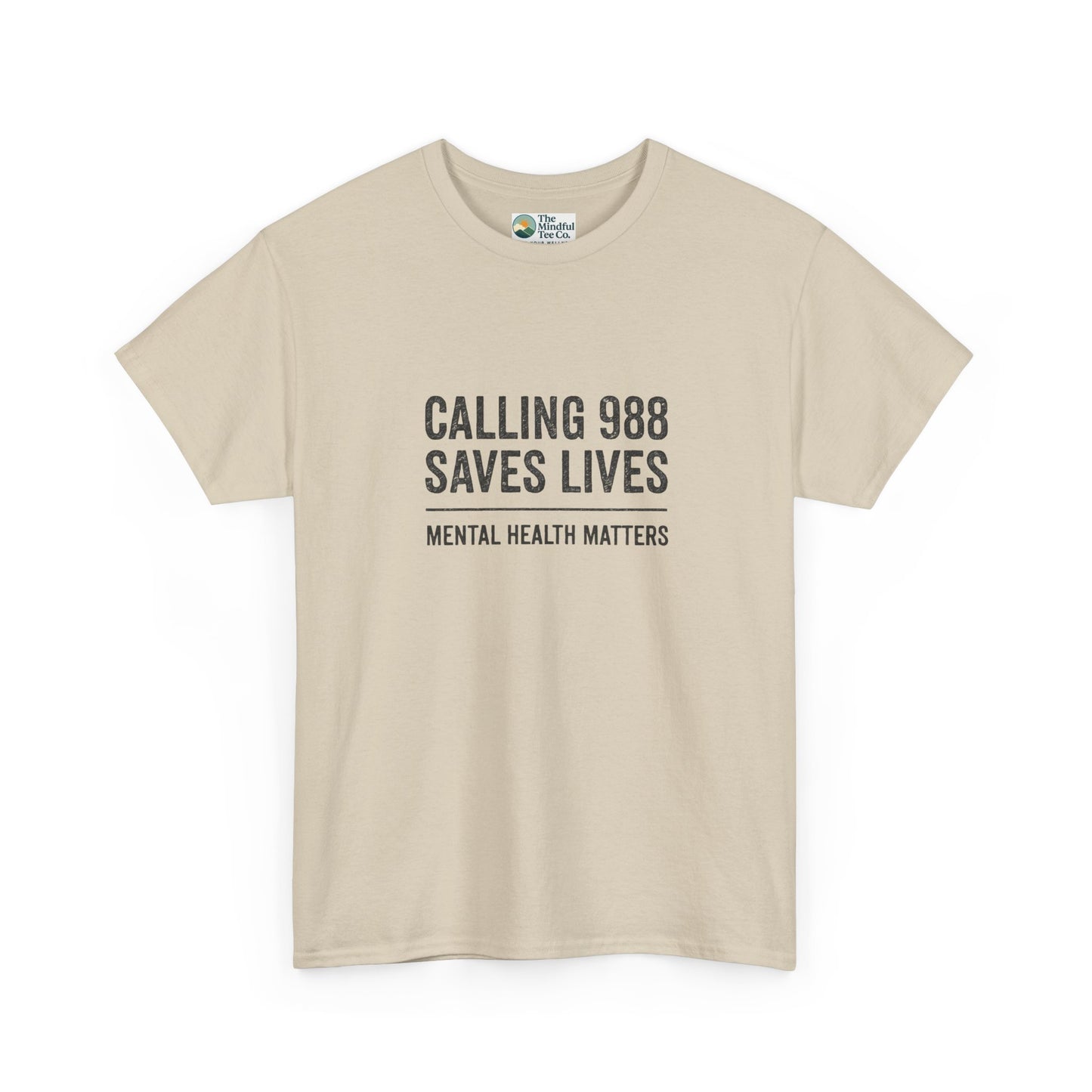 Calling 988 Saves Lives T-Shirt - Mental Health Awareness