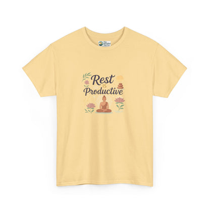Rest Is Productive T-Shirt – Mindfulness & Meditation Tee