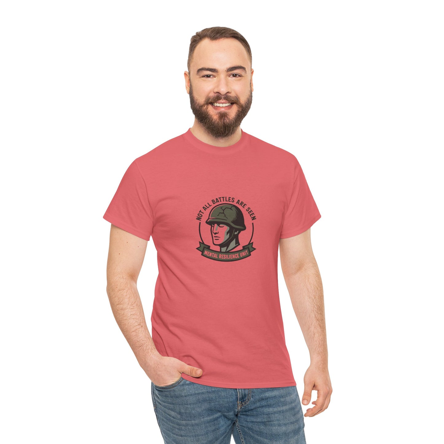 Not All Battles Are Seen T-Shirt – Military Strength & Awareness  Tee