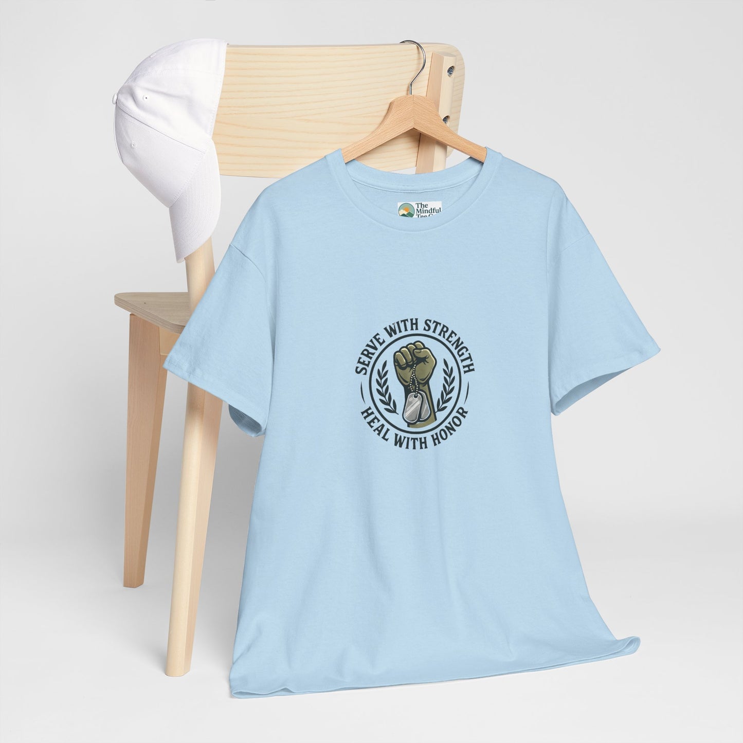 Serve with Strength T-Shirt – Military Mental Health Tee