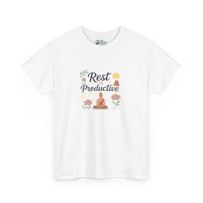 Rest Is Productive T-Shirt – Mindfulness & Meditation Tee