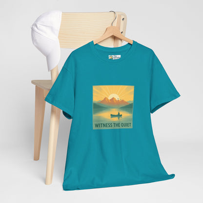 Witness the Quiet Canoe T-Shirt – Nature Mindfulness  Tee