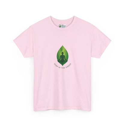 Stay in the Green T-Shirt – Minimalist Meditation Tee