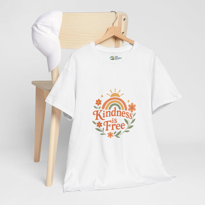 Kindness Is Free T-Shirt – Rainbow Positivity Tee